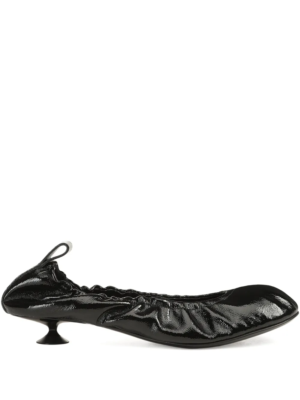 Sergio Rossi 25mm Orb Leather Pumps In Black