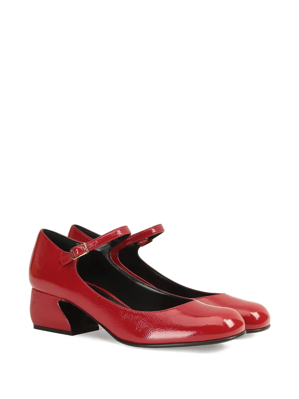 Sergio Rossi 45 mm pumps met gespbandje Rood