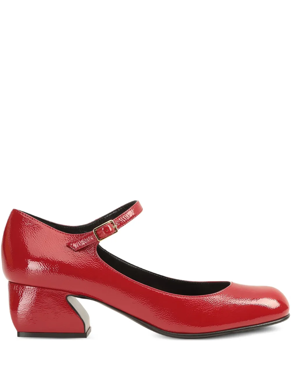 Sergio Rossi 45 mm pumps met gespbandje Rood