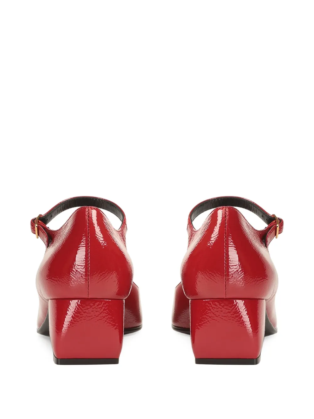 Sergio Rossi 45 mm pumps met gespbandje Rood