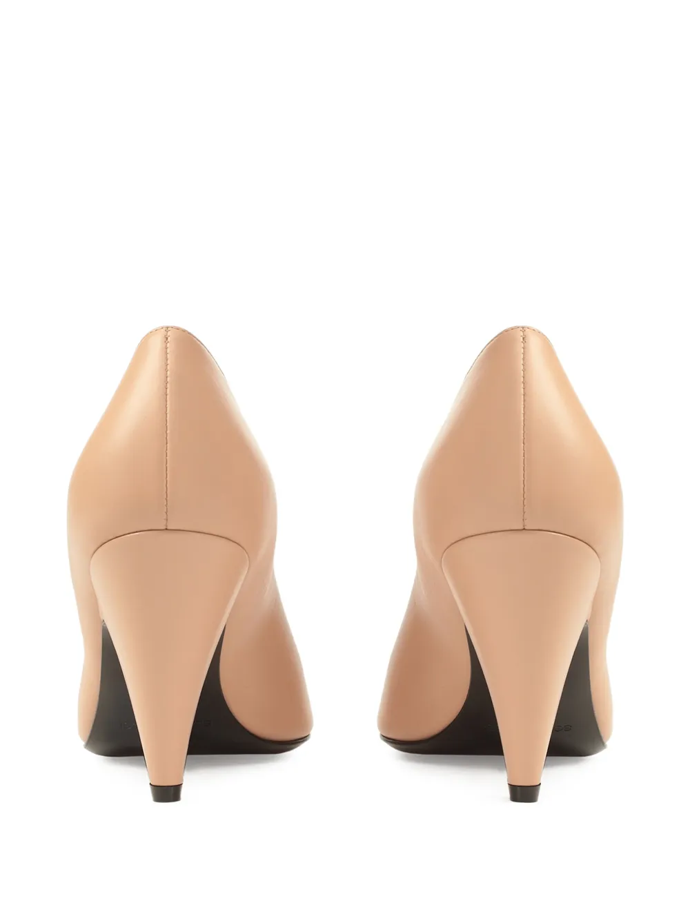 Sergio Rossi Pumps met open neus Beige