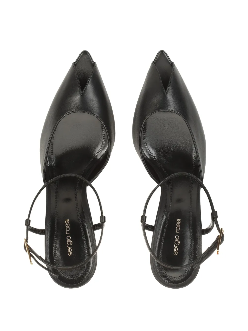 Sergio Rossi Sandalen met open neus Zwart