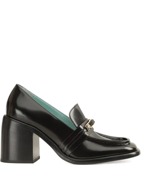 Sergio Rossi Bitt leather loafers