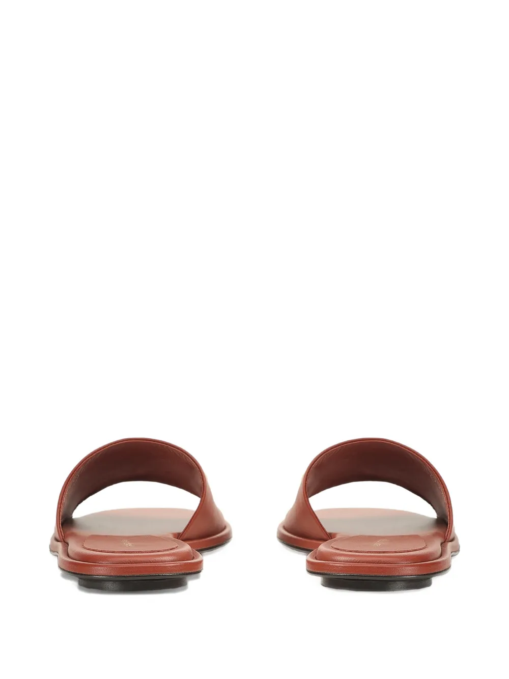 Sergio Rossi Sandalen met logoplakkaat Bruin