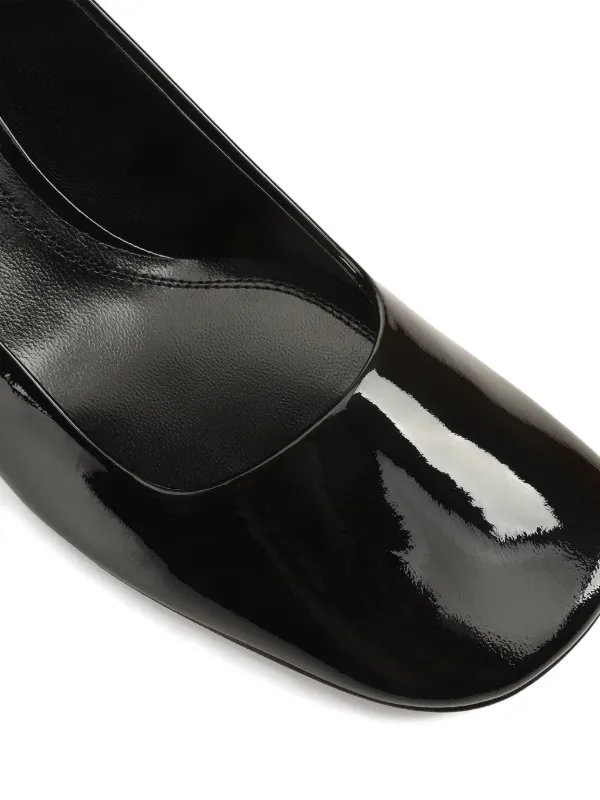 Sergio Rossi Convex ブロックヒール パンプス | ブラック | FARFETCH JP