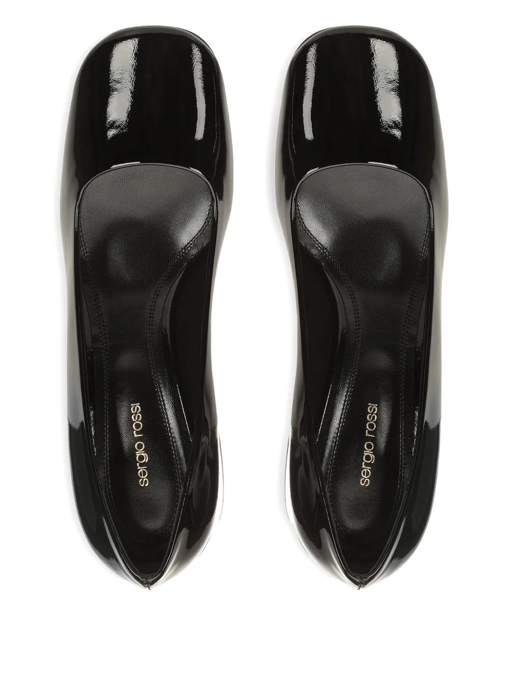 Sergio Rossi Pumps met blokhak Zwart