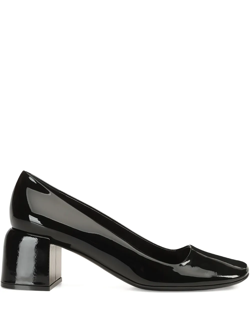 Sergio Rossi Convex block-heel pumps - Nero