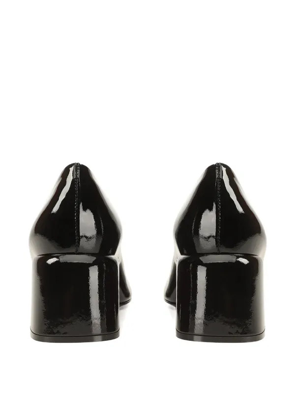 Sergio Rossi Convex ブロックヒール パンプス | ブラック | FARFETCH JP