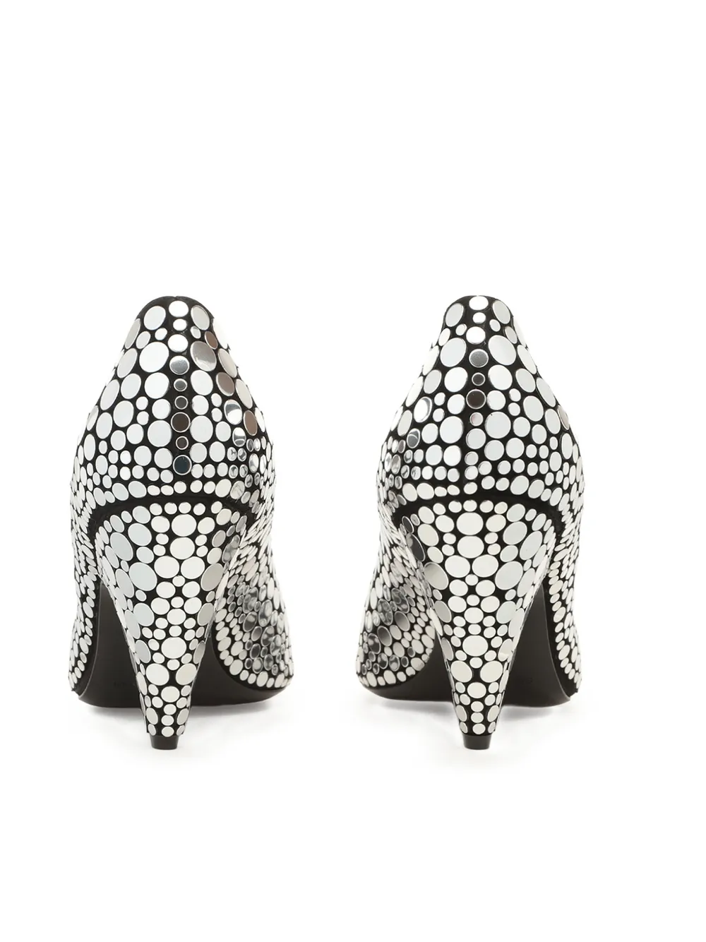 Sergio Rossi 85mm Beak Peep-toe Pumps In Silver