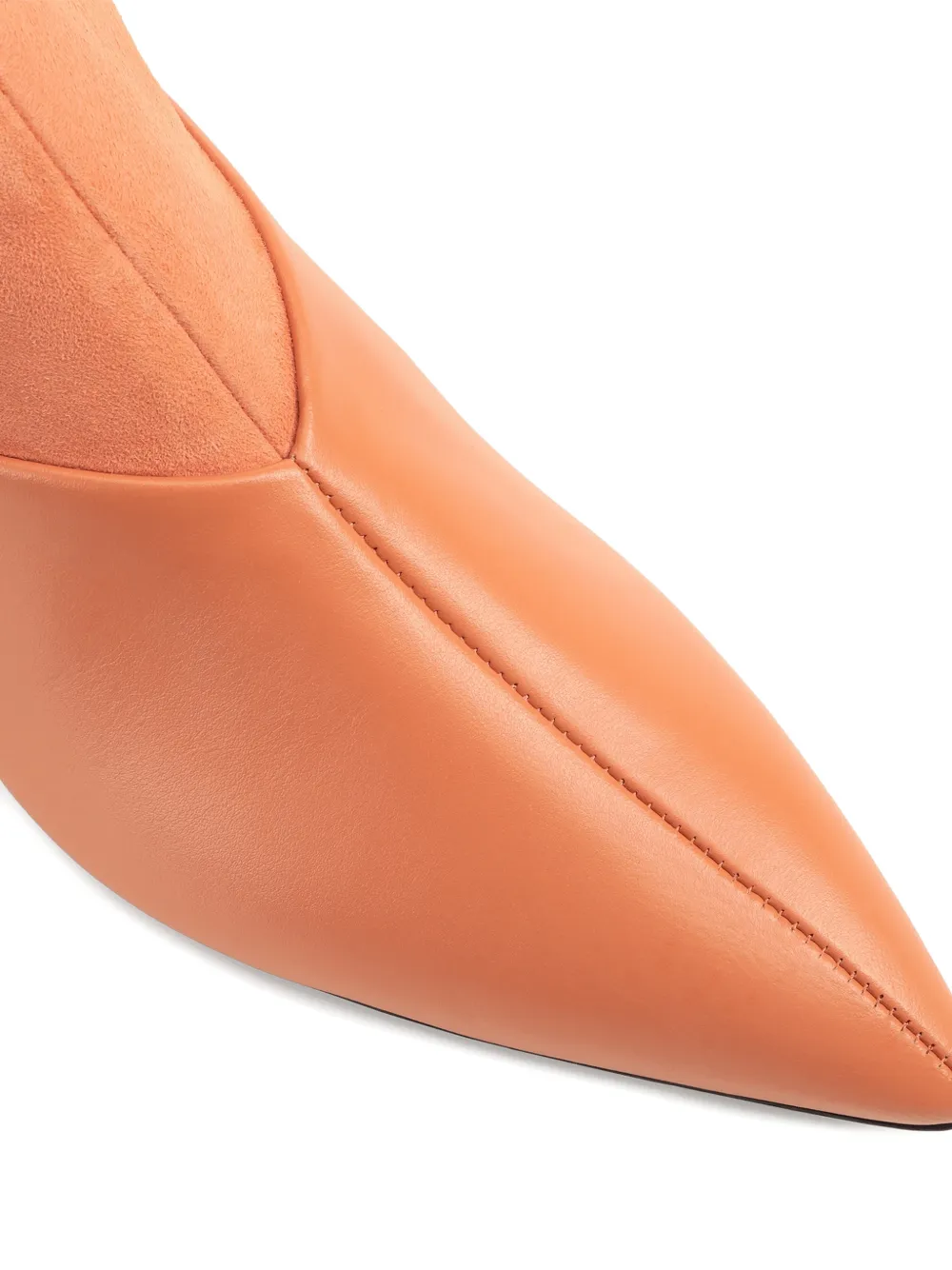 Sergio Rossi Beak laarzen met puntige neus Oranje