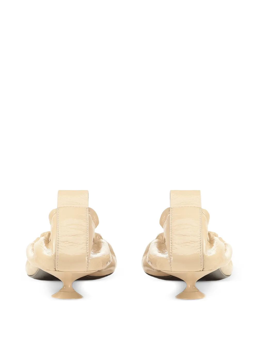  Sergio Rossi 25mm Orb Leather Pumps - Neutrals 