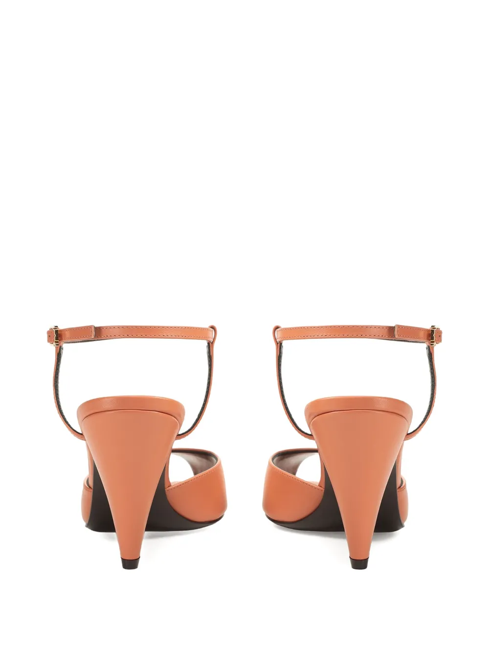 Sergio Rossi 85 mm sandalen met enkelbandje Oranje