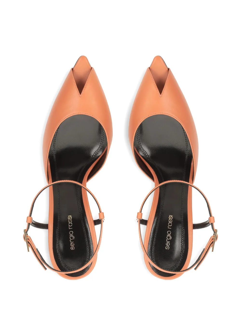 Sergio Rossi 85 mm sandalen met enkelbandje Oranje