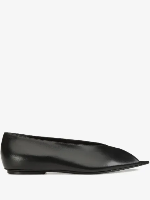 Sergio Rossi flats con puntera abierta