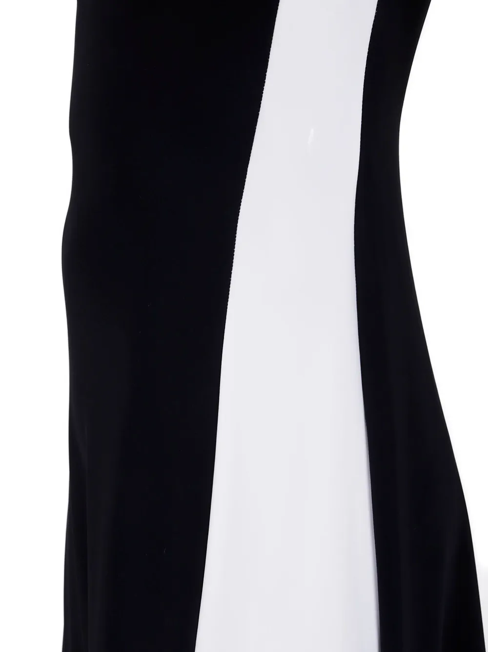 Two-Tone Panelled Midi Dress