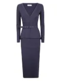 CHIARA BONI La Petite Robe belted peplum dress - Black