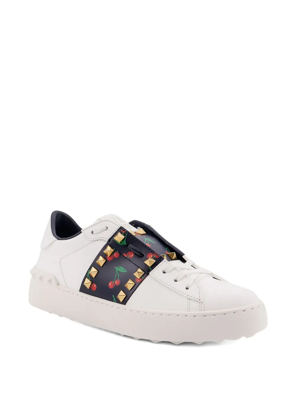 Valentino Garavani Rockstud Cherry sneakers Wit
