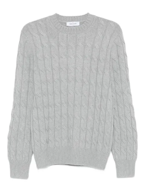 Gran Sasso cable-knit crew-neck sweater