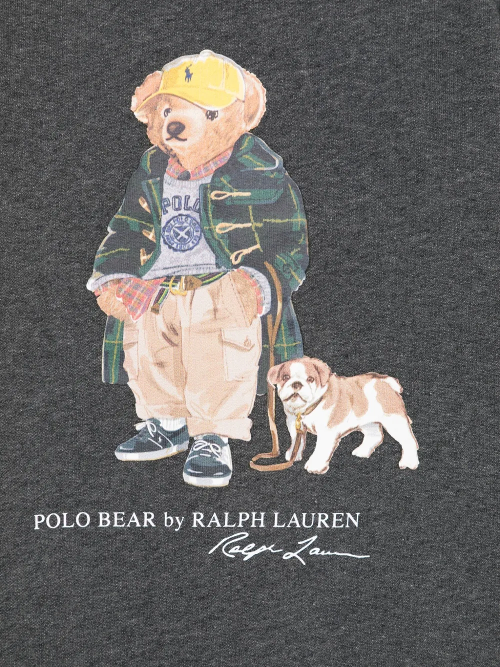 POLO RALPH LAUREN KIDS Polo Bear sweater Grijs