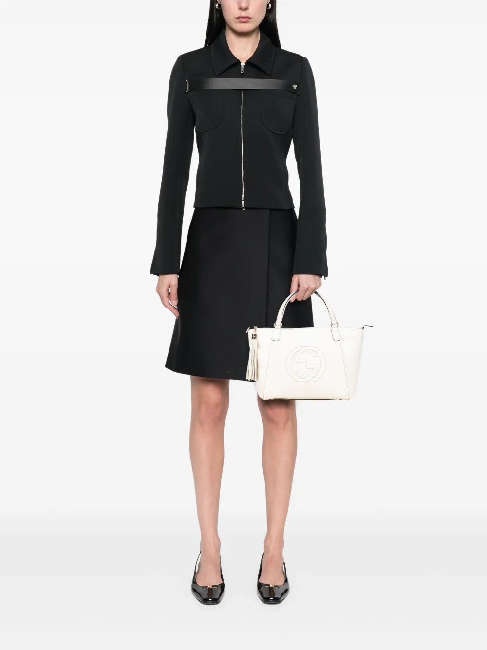 Gucci Pre-Owned 2016-2025 Small Pebbled Leather Soho Cellarius satchel | Pre-Owned | Image 2