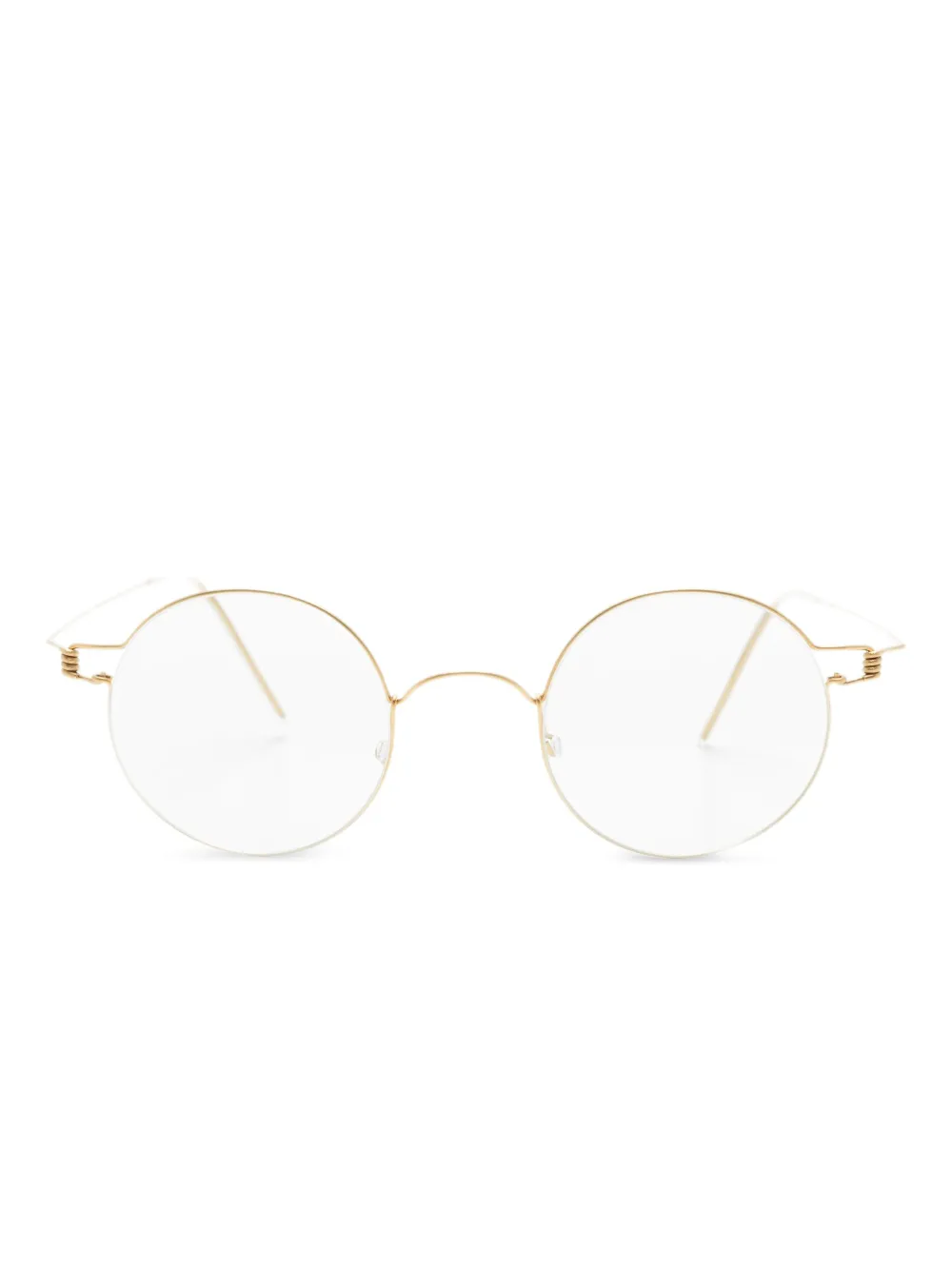 Lindberg round-frame glasses | Gold | Image 1