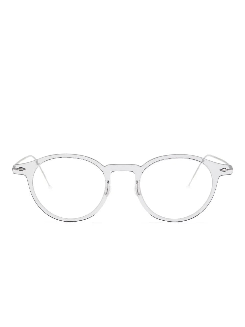 Lindberg  N.O.W round-frame glasses | Silver | Image 1
