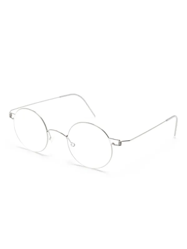 Lindberg Rim Anker ラウンドメガネフレーム | シルバートーン 