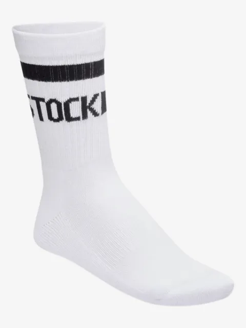 Birkenstock calcetines con motivo de rayas y logo