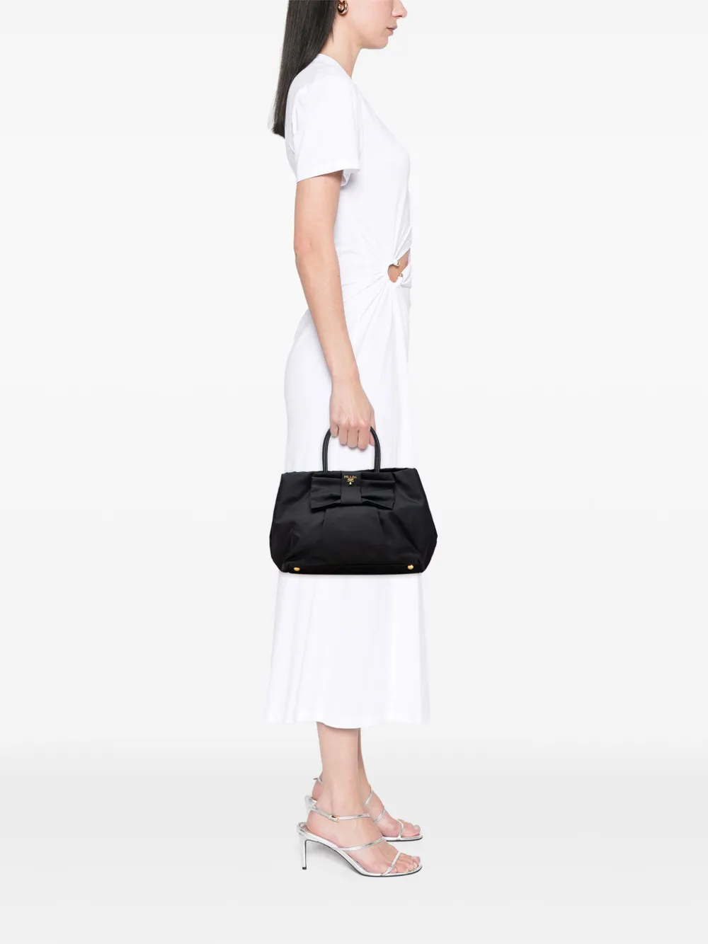 Prada Pre-Owned 2010-2025 Tessuto Fiocco Bow tote bag | Pre-Owned | Image 2