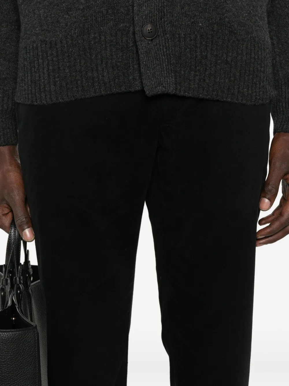 Jacob Cohën straight-leg button-closure trousers Zwart