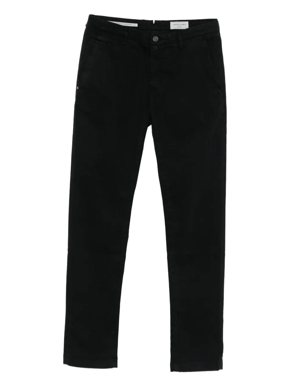 Jacob Cohën straight-leg button-closure trousers Zwart