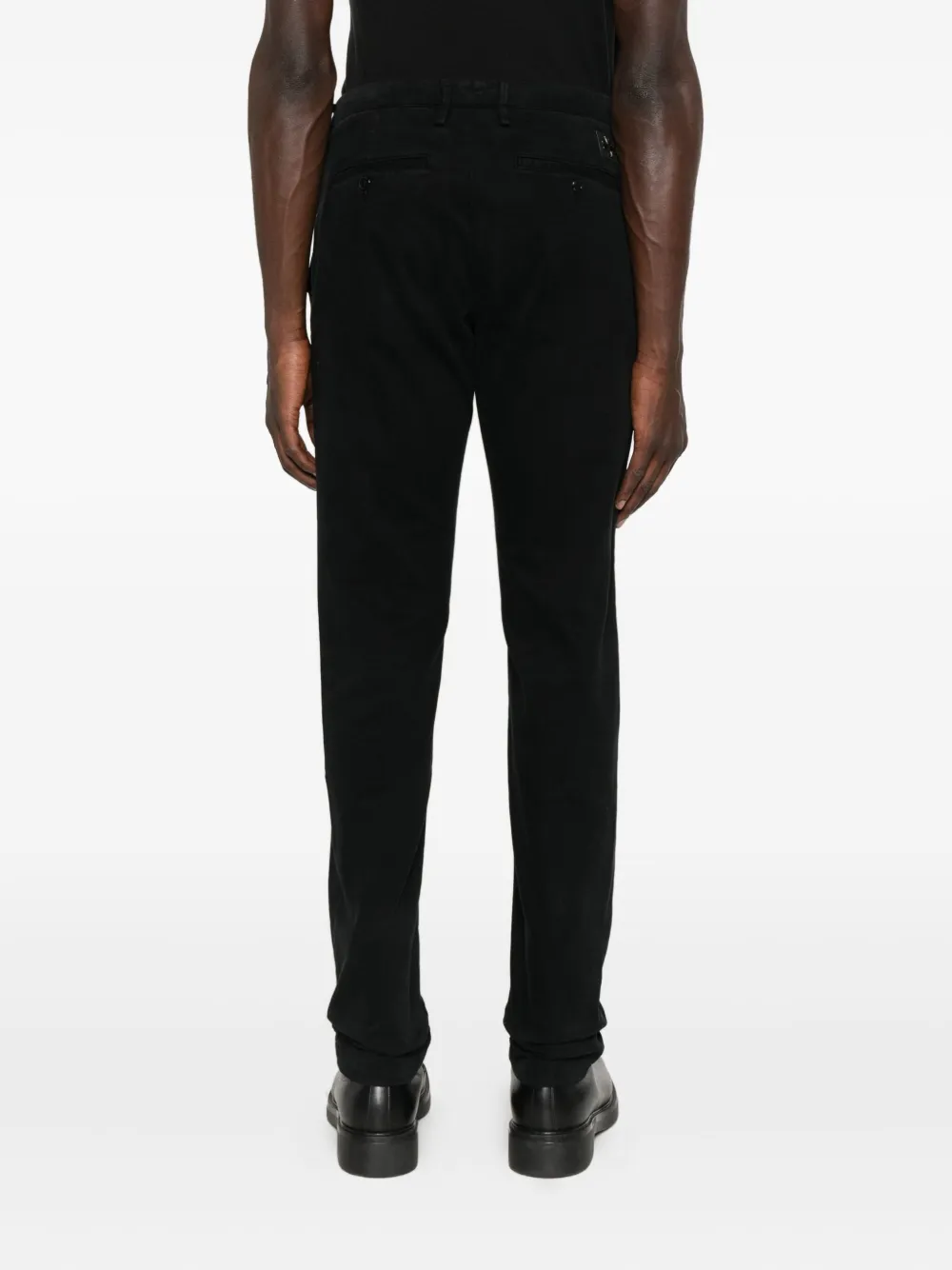 Jacob Cohën straight-leg button-closure trousers Zwart