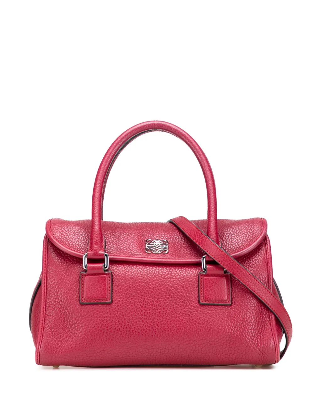 Loewe Pre-Owned 2010 レザー アラモ 28 サッチェルバッグ - レッド Loewe Pre-Owned 2010 レザー アラモ 28 サッチェルバッグ - レッド