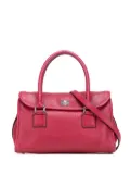 Loewe Pre-Owned 2010 Leather Alamo 28 satchel - Red