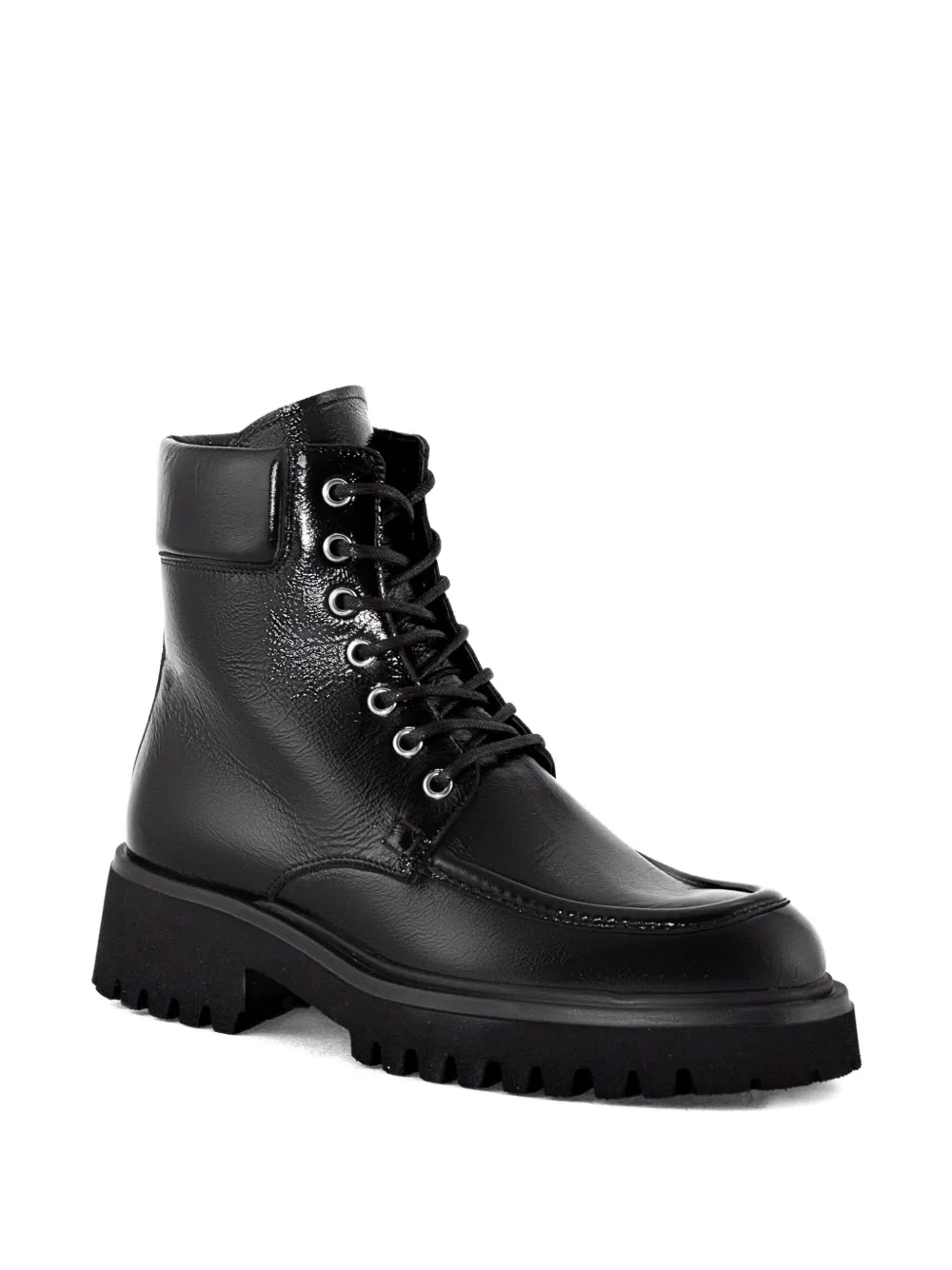 Guglielmo Rotta Lace-up Zip-up Boots In Black