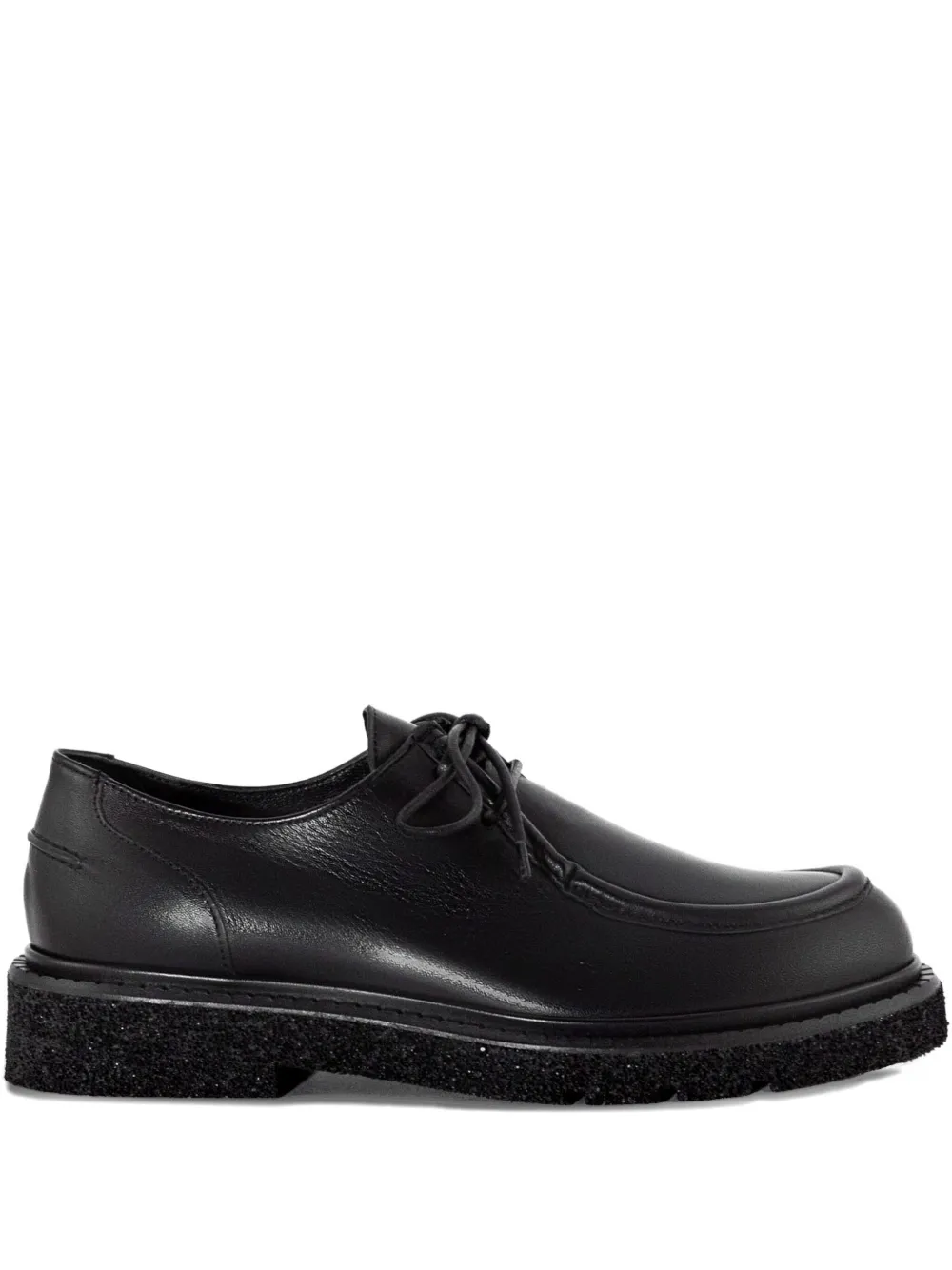 Guglielmo Rotta Round-toe Lace-up Shoes In Black