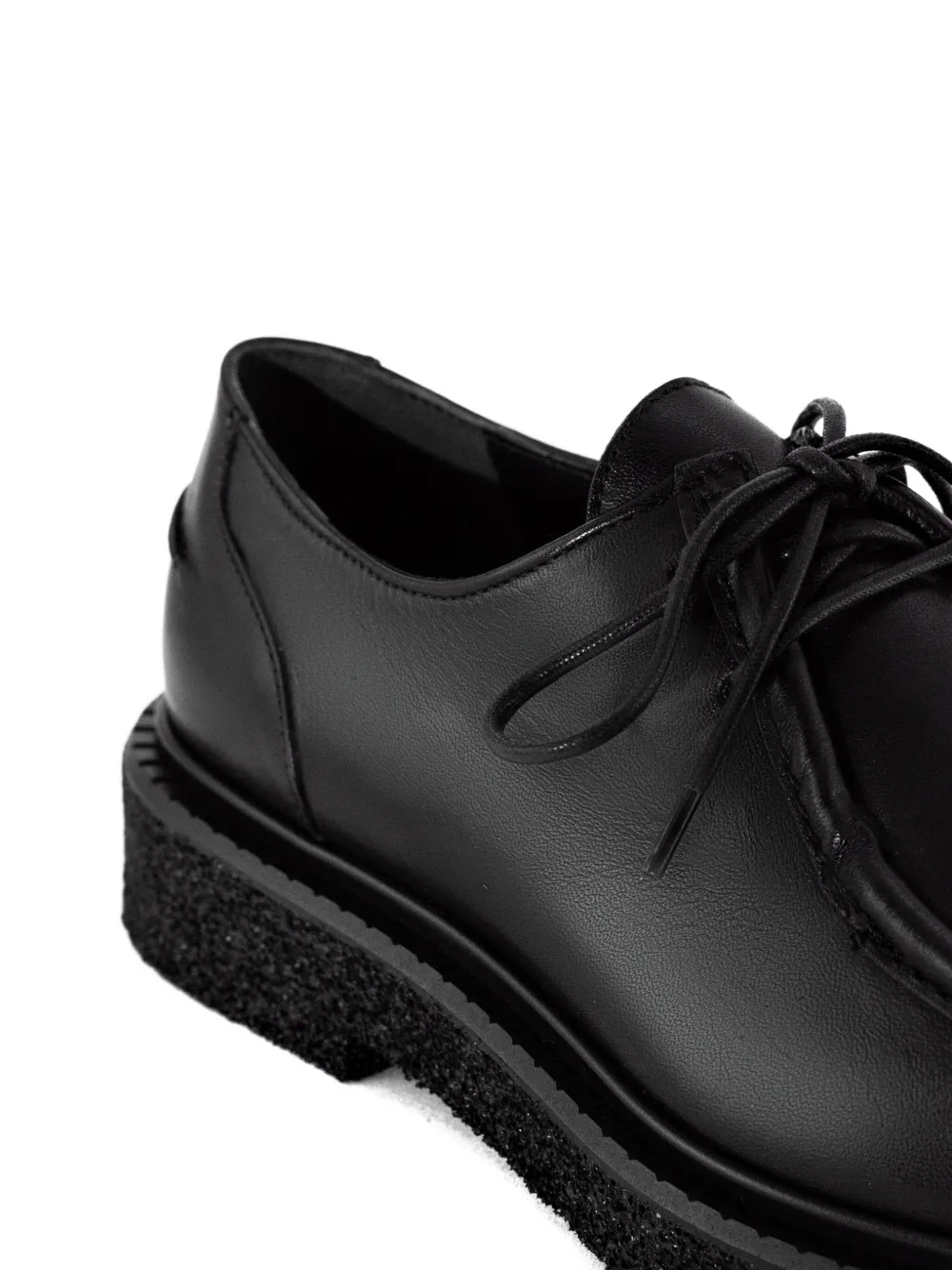 GUGLIELMO ROTTA round-toe lace-up shoes Black