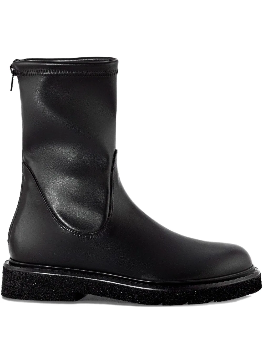 Guglielmo Rotta Zip-fastening Leather Boots In Black