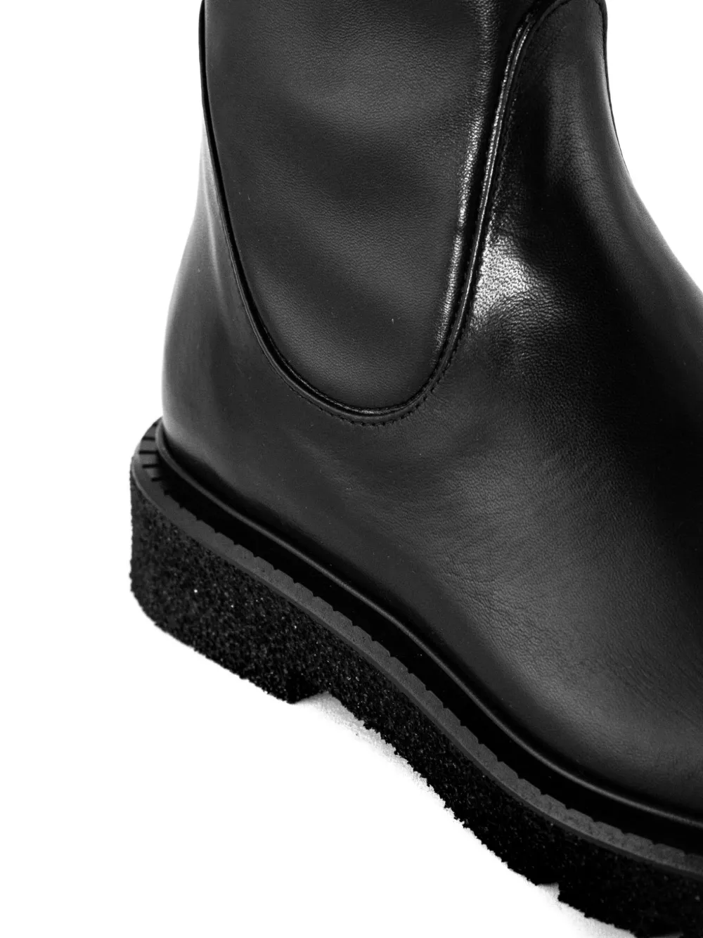 GUGLIELMO ROTTA zip-fastening leather boots Black