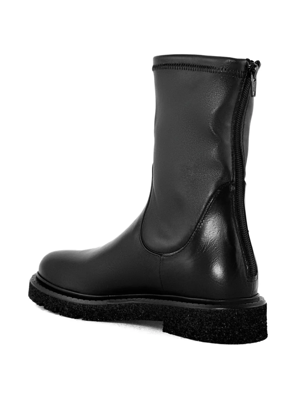 GUGLIELMO ROTTA zip-fastening leather boots Black