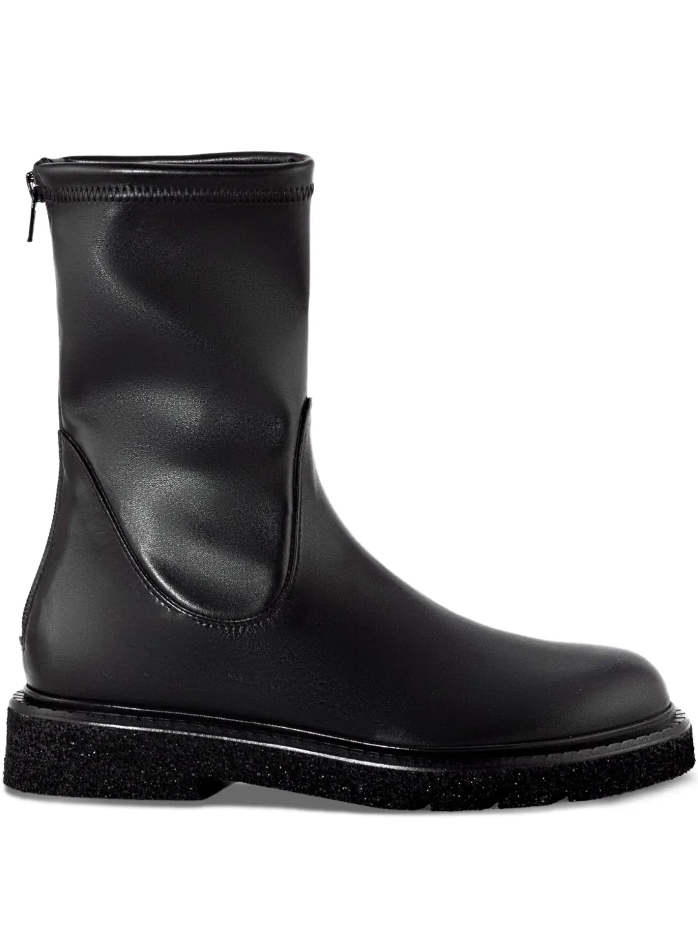 GUGLIELMO ROTTA zip-fastening leather boots Black