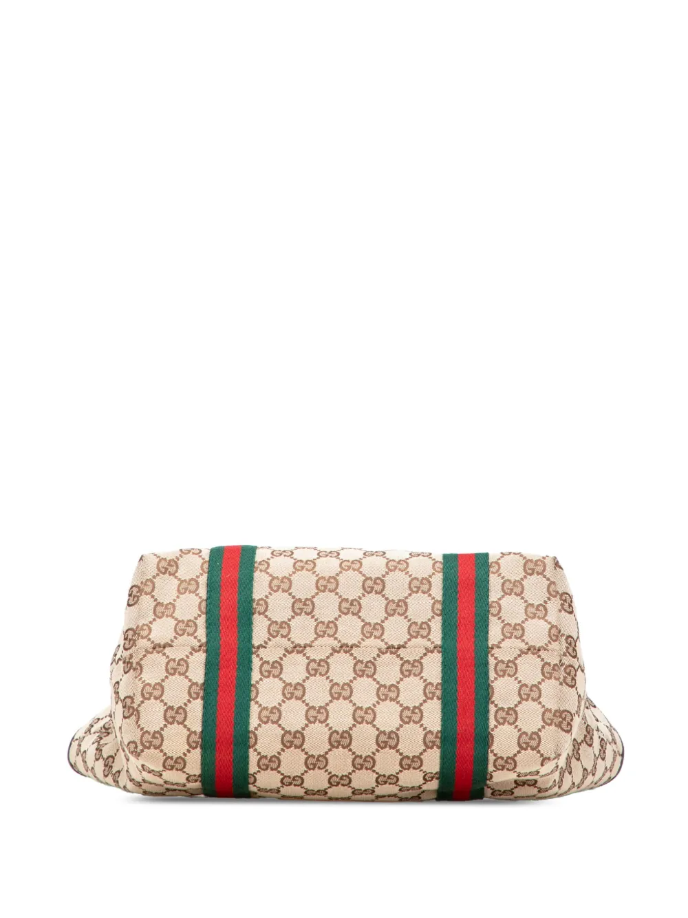 Pre-owned Gucci 2000-2015 Gg Canvas Jolicoeur Tote Bag In Brown