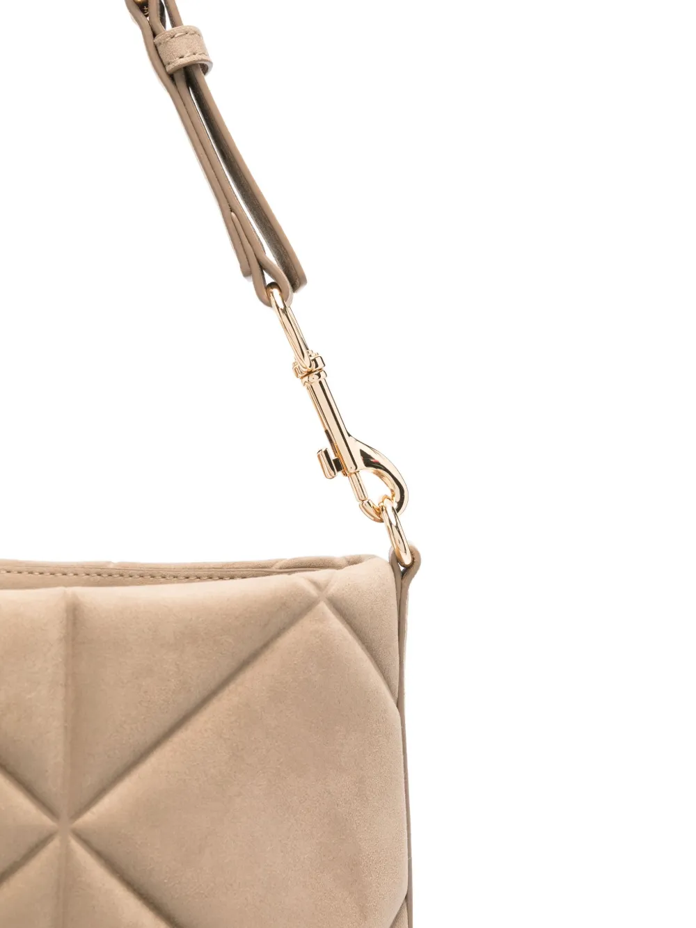 Love Moschino quilted logo-plaque tote bag Bruin