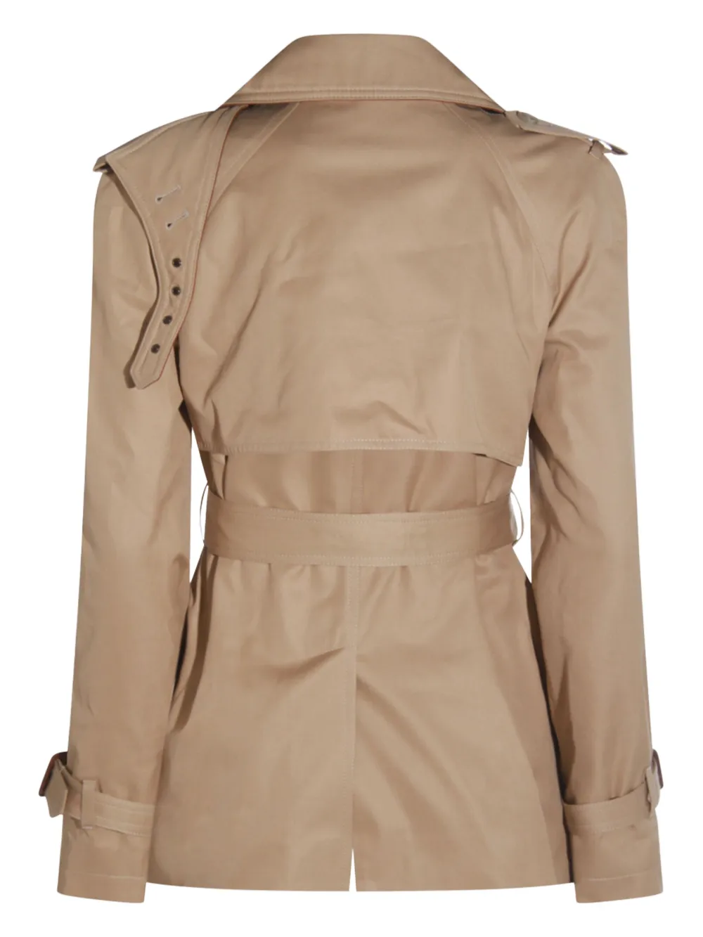 Chloé Trenchcoat met dubbele rij knopen Bruin