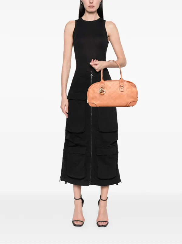 Gucci Ssima Heart Bit Satchel - Orange Gucci Ssima Heart Bit Satchel - Orange