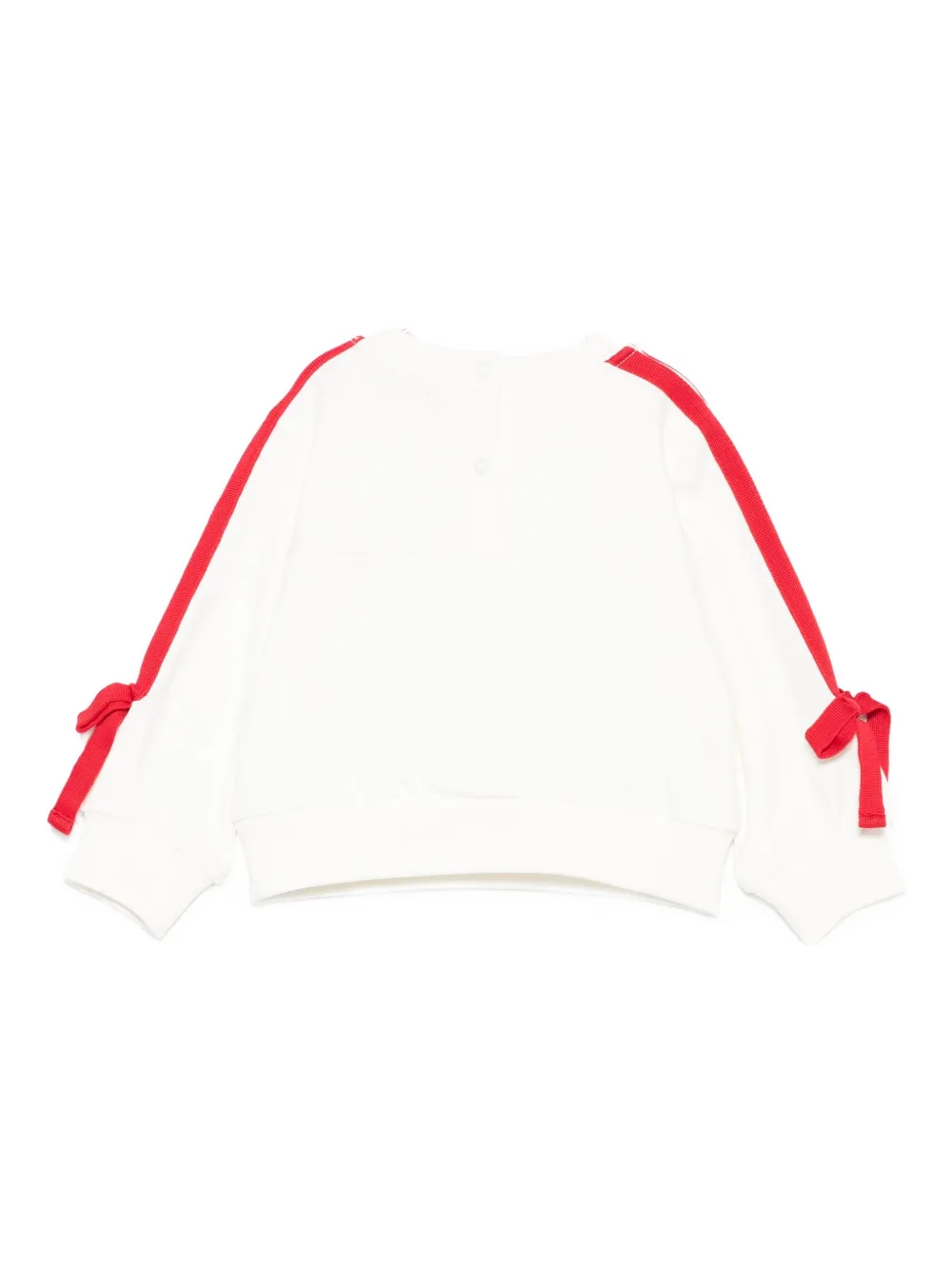 Monnalisa crystal-embellished ribbon sweatshirt | Hoods & Sweatshirts | Image 2