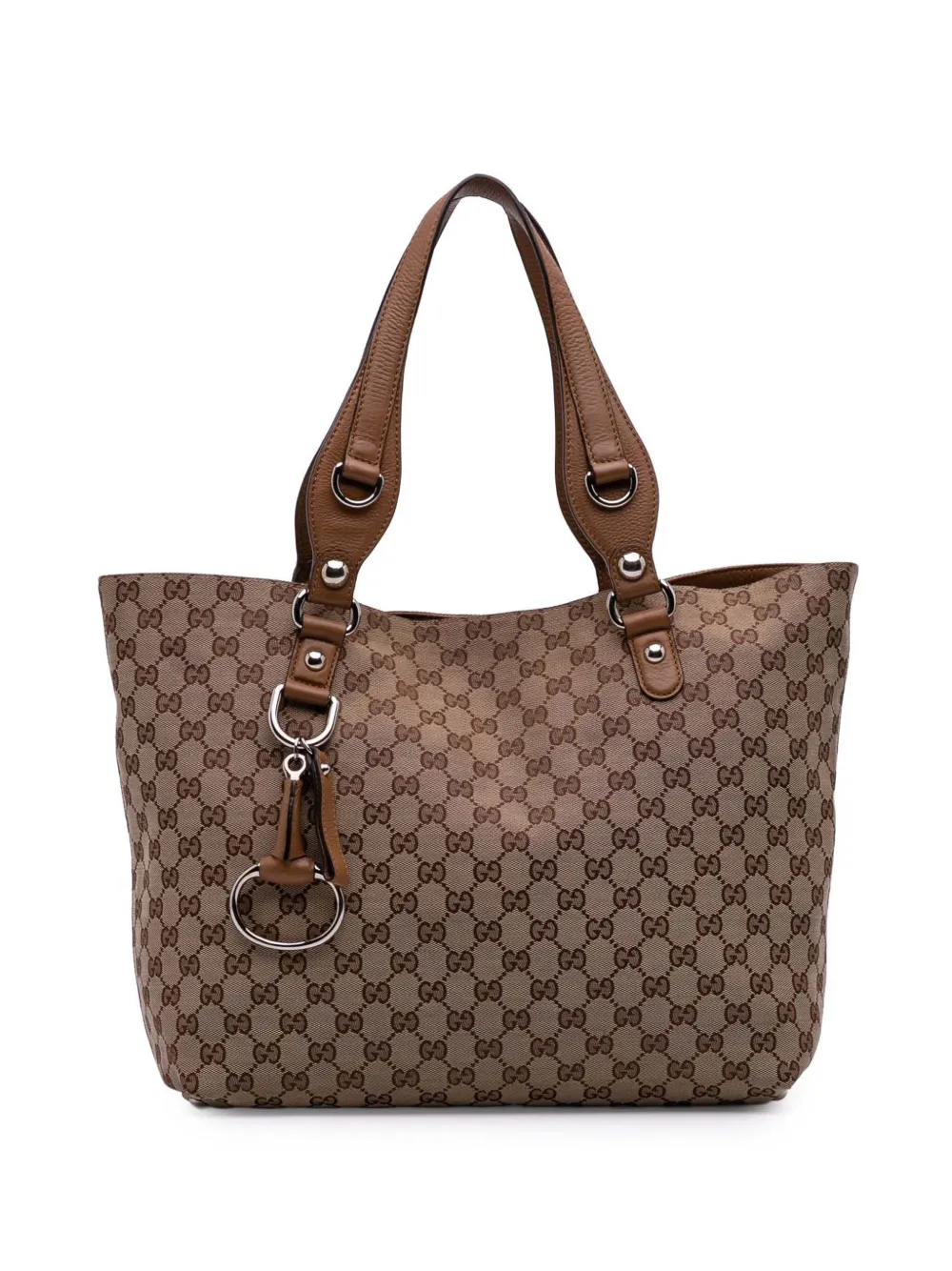 Gucci Pre-Owned 2016-2025 GG Canvas Icon Bit tote bag | Brown | Image 1
