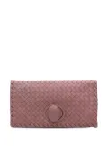 Bottega Veneta Pre-Owned 2012-2025 Nappa Intrecciato Turn Lock clutch bag - Pink