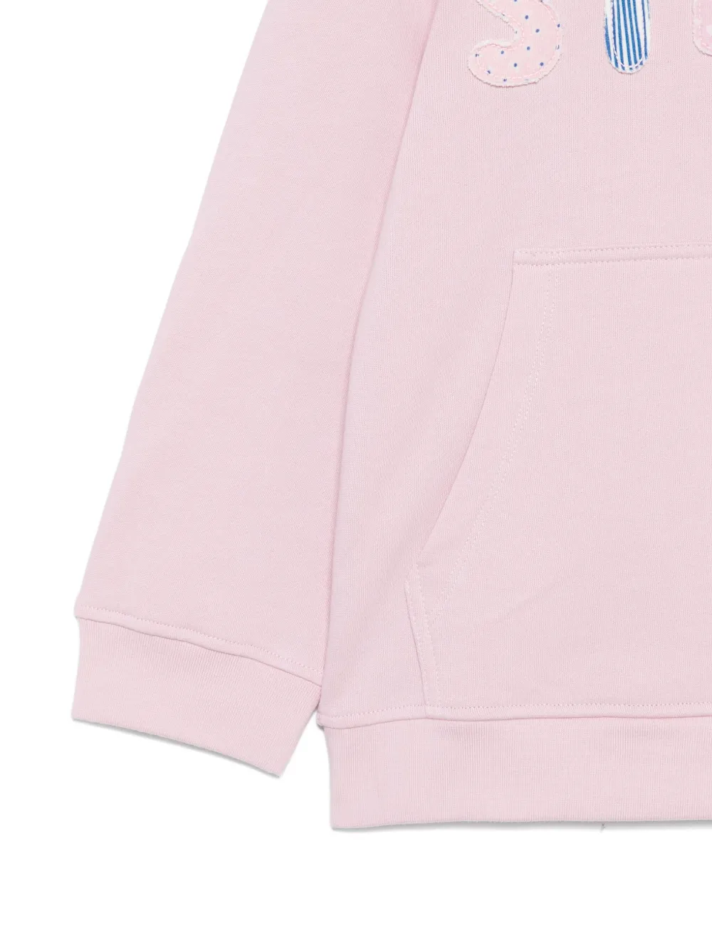 Stella McCartney Kids Katoenen hoodie Roze