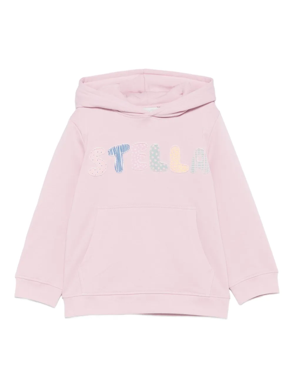 Stella McCartney Kids Katoenen hoodie Roze